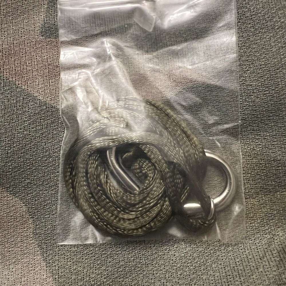 Sara‎ Morgan Open Front Blouse Green Floral Semi Sheer Top With Necklace L Large - Picture 6 of 7